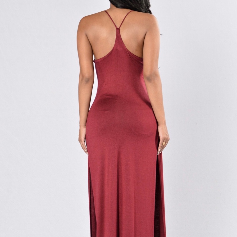 Mykonos Top- Burgundy - Picture 2 of 3